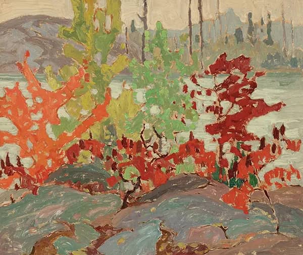 The Severn c1922 by Franklin Carmichael | Oil Painting Reproduction