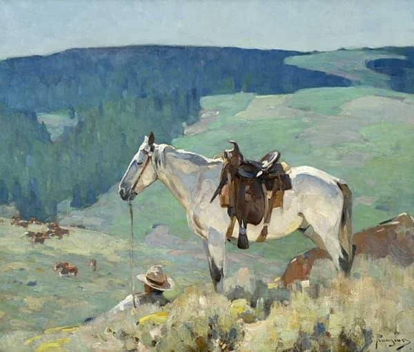 On the Range 1920 by Carl Rungius | Oil Painting Reproduction