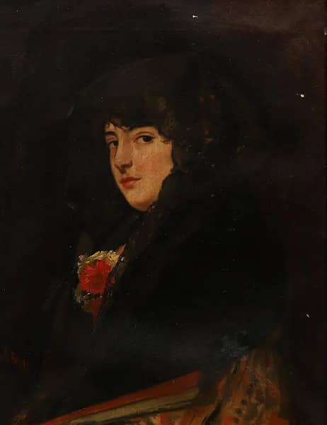 A Girl IV by Joan Brull | Oil Painting Reproduction