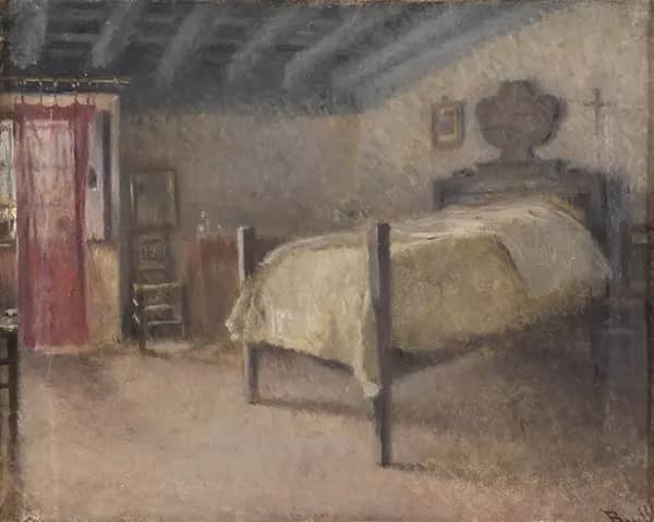 Bed Room by Joan Brull | Oil Painting Reproduction