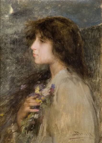 Dream 1898 by Joan Brull | Oil Painting Reproduction