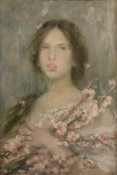 Flowers 1896 by Joan Brull | Oil Painting Reproduction