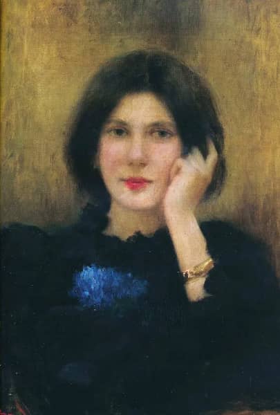 Girl by Joan Brull | Oil Painting Reproduction