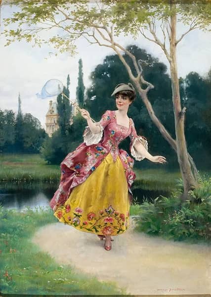 Garden Idyll by Gunnar Berndtson | Oil Painting Reproduction