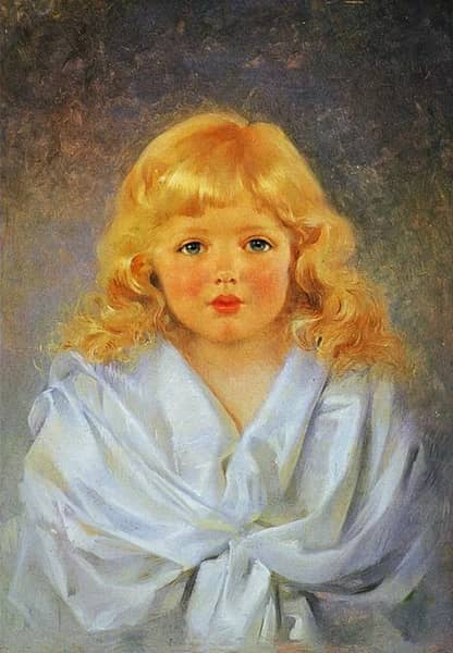 Girl 1895 by Gunnar Berndtson | Oil Painting Reproduction