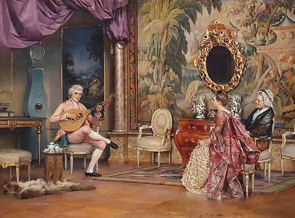 Old Song 1889 by Gunnar Berndtson | Oil Painting Reproduction