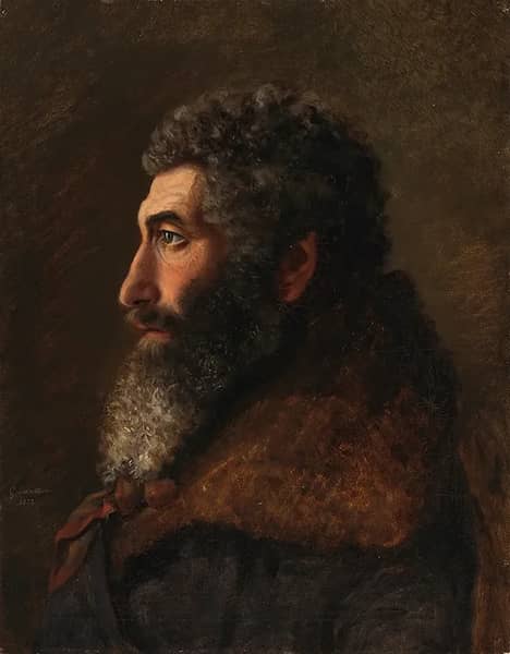 Portrait of a Jewish Man 1873 | Oil Painting Reproduction