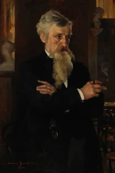 Portrait of August Schauman 1893 | Oil Painting Reproduction