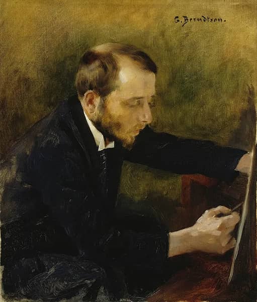 Portrait of Eero Jarnefelt The Painter 1892 | Oil Painting Reproduction