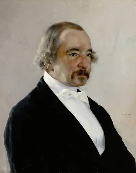 Portrait of Zacharias Topelius 1880 | Oil Painting Reproduction