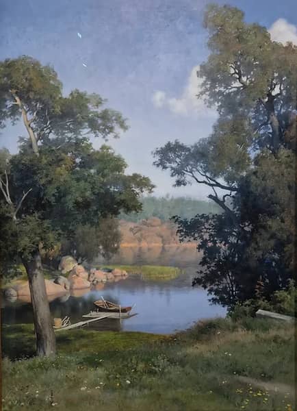 Shore Landscape by Gunnar Berndtson | Oil Painting Reproduction