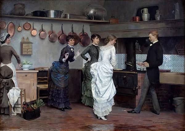 Shrove Tuesday 1882 by Gunnar Berndtson | Oil Painting Reproduction