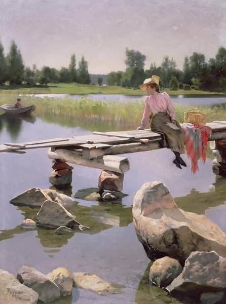 Summer 1893 by Gunnar Berndtson | Oil Painting Reproduction