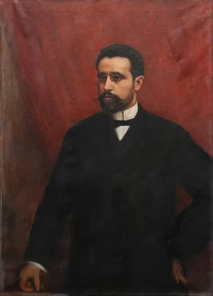 Man's Portrait by Joan Brull | Oil Painting Reproduction