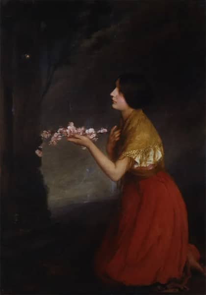 Offering of Flowers by Joan Brull | Oil Painting Reproduction