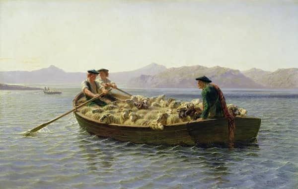 Changing Pastures 1863 by Rosa Bonheur | Oil Painting Reproduction