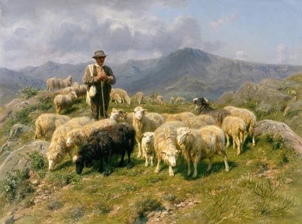 Shepherd of the Pyrenees by Rosa Bonheur | Oil Painting Reproduction