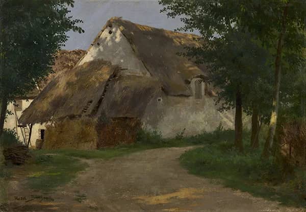 The Farm at the Entrance of the Wood 1860 | Oil Painting Reproduction