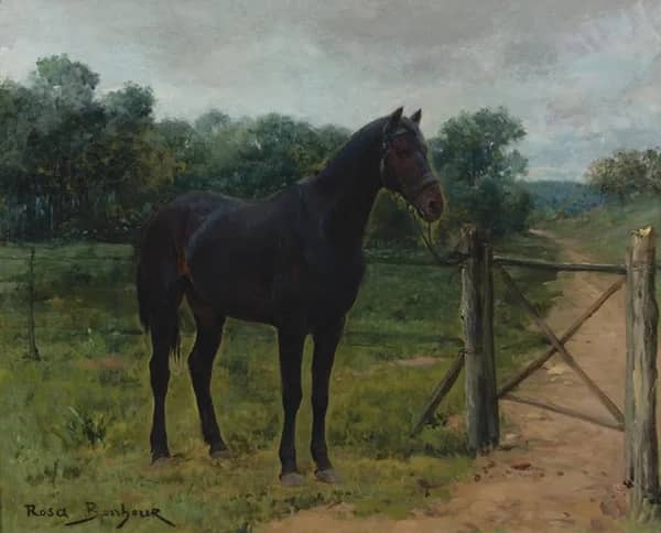 The Horse at the Gates by Rosa Bonheur | Oil Painting Reproduction