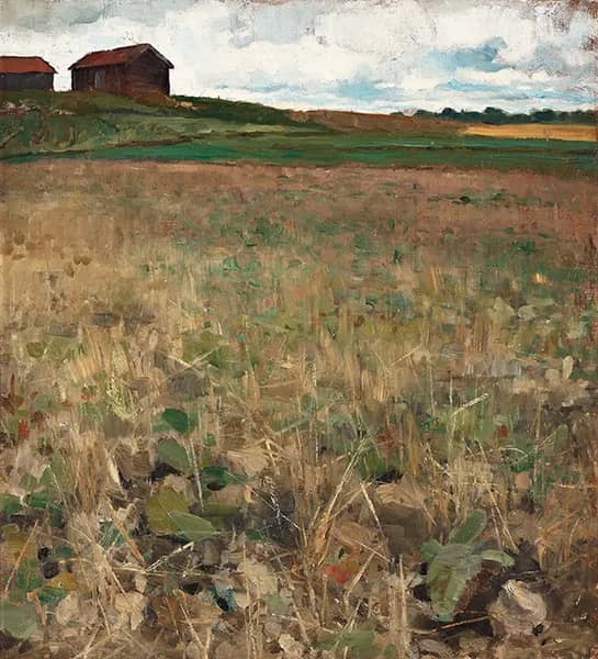 Landscape from Kvarnbo Uppland Sweden | Oil Painting Reproduction