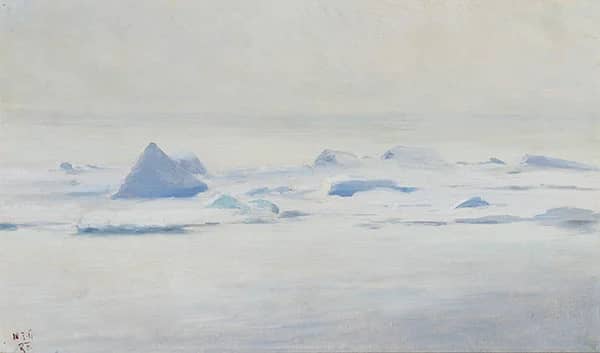 Arctic Landscape 1911 by Richard Friese | Oil Painting Reproduction
