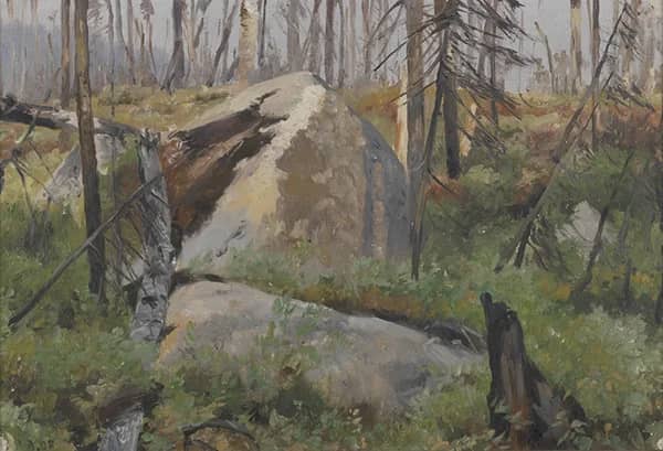 Dead Forest in Canada 1908 by Richard Friese | Oil Painting Reproduction