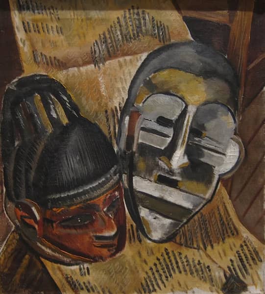 Negro Masksn 1932 by Malvin Gray Johnson | Oil Painting Reproduction