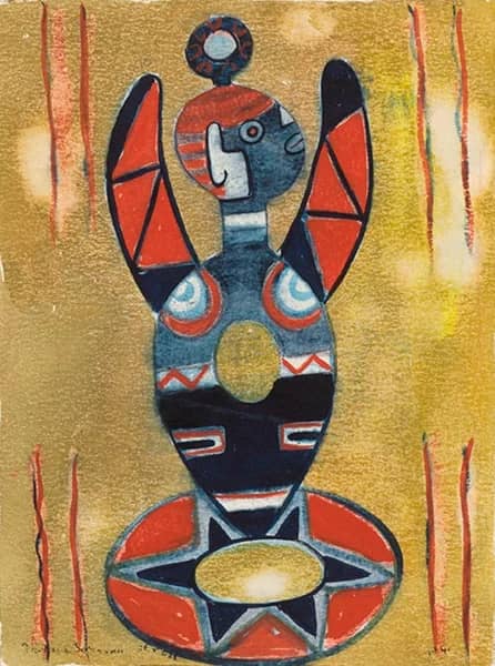 Rabbit Man 1941 by Thelma Johnson Streat | Oil Painting Reproduction