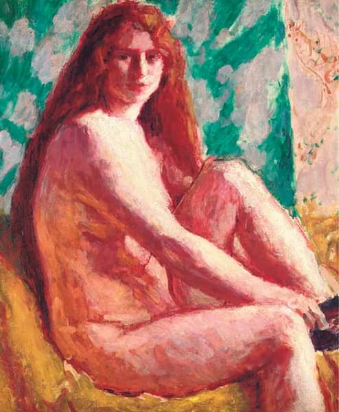 Seated Nude with Red Hair 1900 | Oil Painting Reproduction