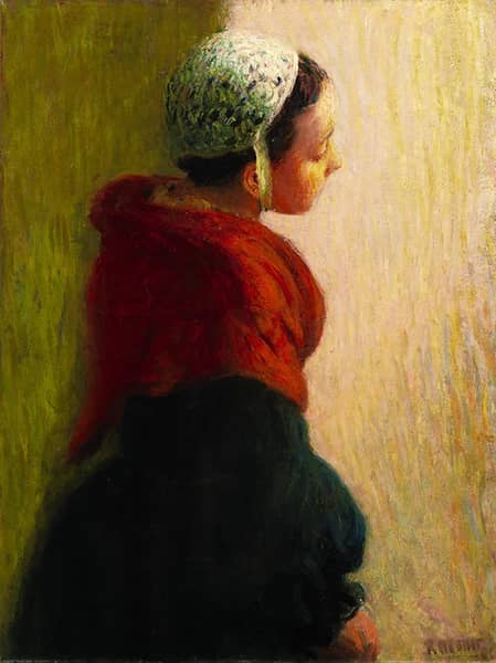 The Young Breton Woman 1895 by Roderic O'Conor | Oil Painting Reproduction