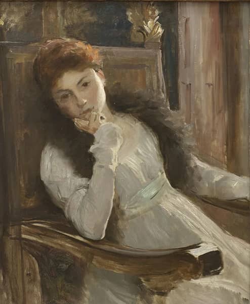 Miss Pourtales by Hugo Salmson | Oil Painting Reproduction