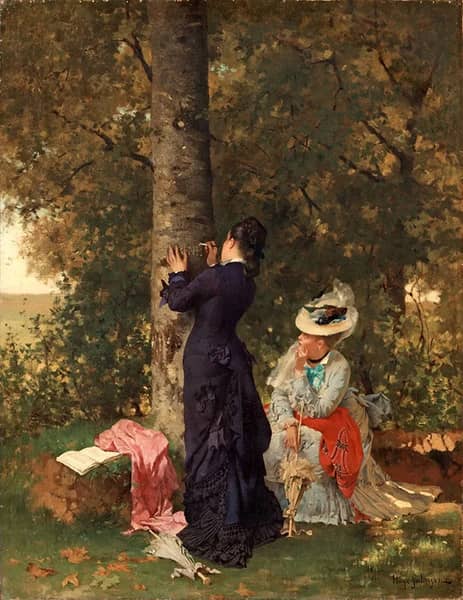 Something in the Air Bukowskis 1874 | Oil Painting Reproduction