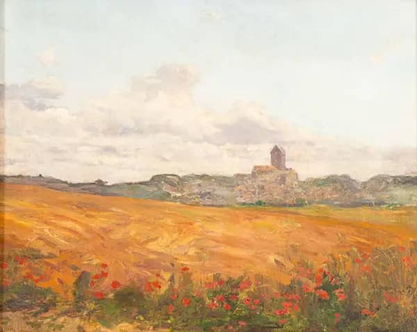 Paisagem da Bretanha by Carlos Reis | Oil Painting Reproduction