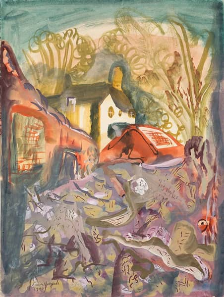 Bradford on Tone Geoffrey Gorer's Cottage 1940 | Oil Painting Reproduction