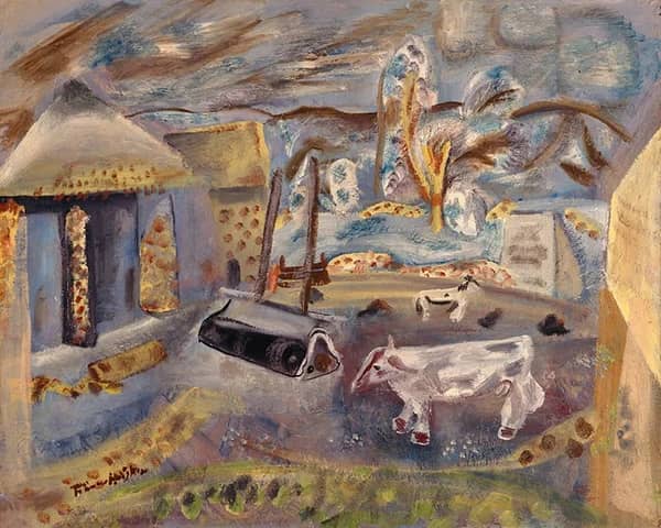 Cheviot Farm by Frances Hodgkins | Oil Painting Reproduction