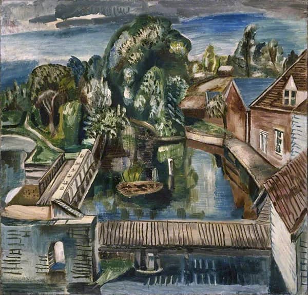 Flatford Mill 1930 by Frances Hodgkins | Oil Painting Reproduction