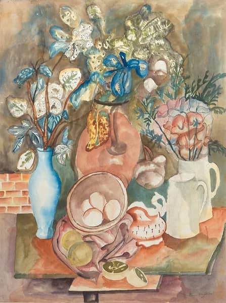 Flowers and Still Life by Frances Hodgkins | Oil Painting Reproduction