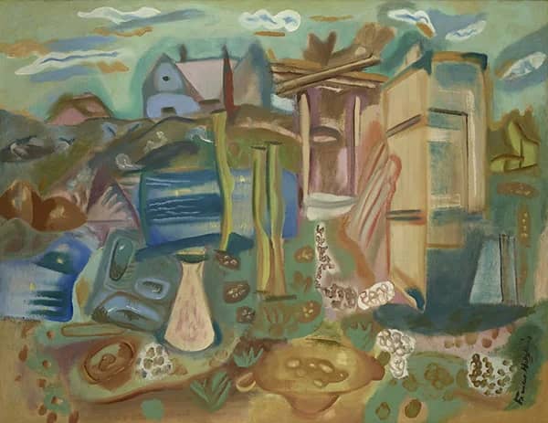 Houses and Outhouses Purbeck | Oil Painting Reproduction