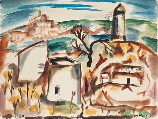 Ibiza 1933 by Frances Hodgkins | Oil Painting Reproduction