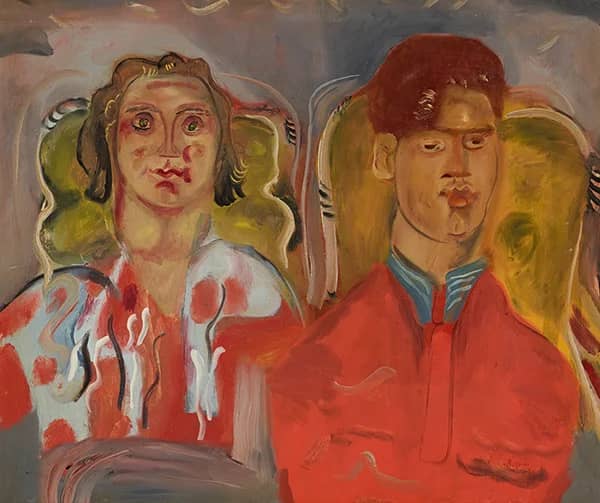Katharine and Anthony West 1937 | Oil Painting Reproduction