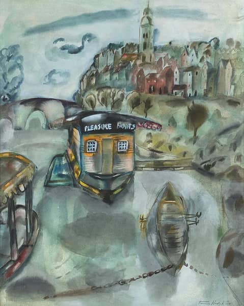 Pleasure Boat Bridgnorth c1932 | Oil Painting Reproduction