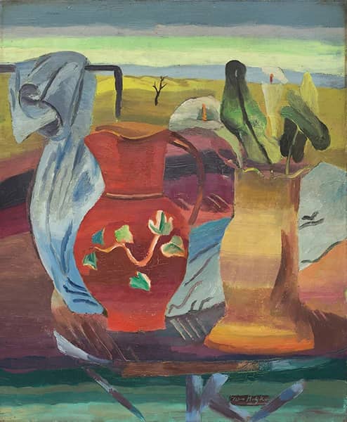 Red Jug 1931 by Frances Hodgkins | Oil Painting Reproduction