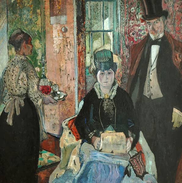 The Edwardians 1918 by Frances Hodgkins | Oil Painting Reproduction