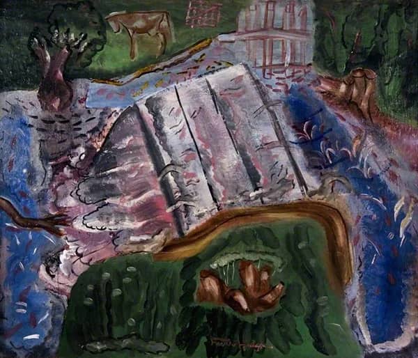 The Weir by Frances Hodgkins | Oil Painting Reproduction