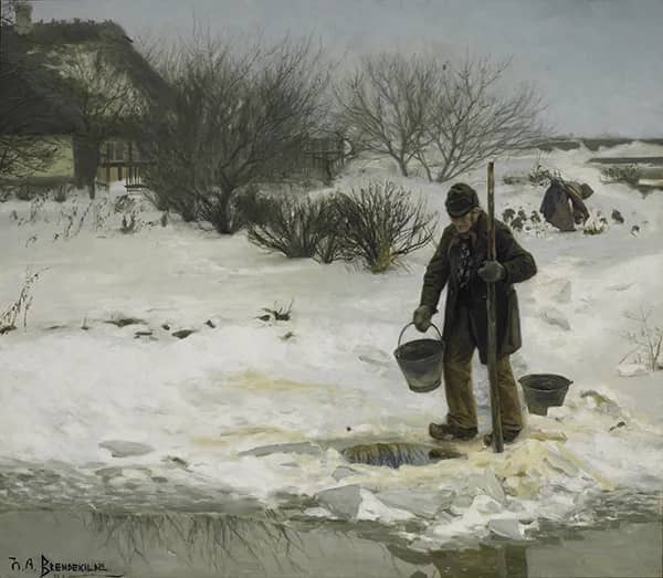 Frost or Break in the Frost 1895 | Oil Painting Reproduction