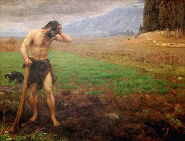 Kain Having Killed his Brother Abel 1896 | Oil Painting Reproduction