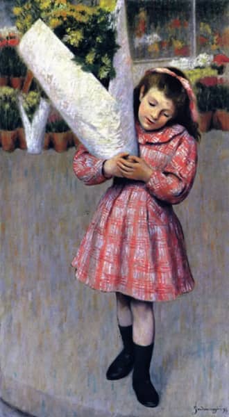 A Bunch of Flowers by Federico Zandomeneghi | Oil Painting Reproduction