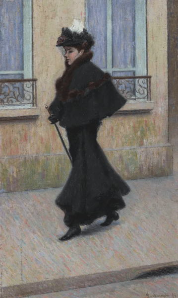 En Promenade 1894 by Federico Zandomeneghi | Oil Painting Reproduction