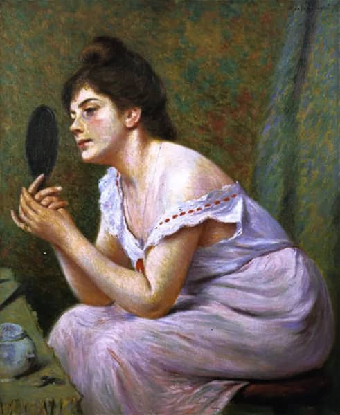 First Wrinkle by Federico Zandomeneghi | Oil Painting Reproduction