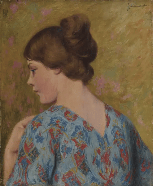 Young Model 1900 by Federico Zandomeneghi | Oil Painting Reproduction